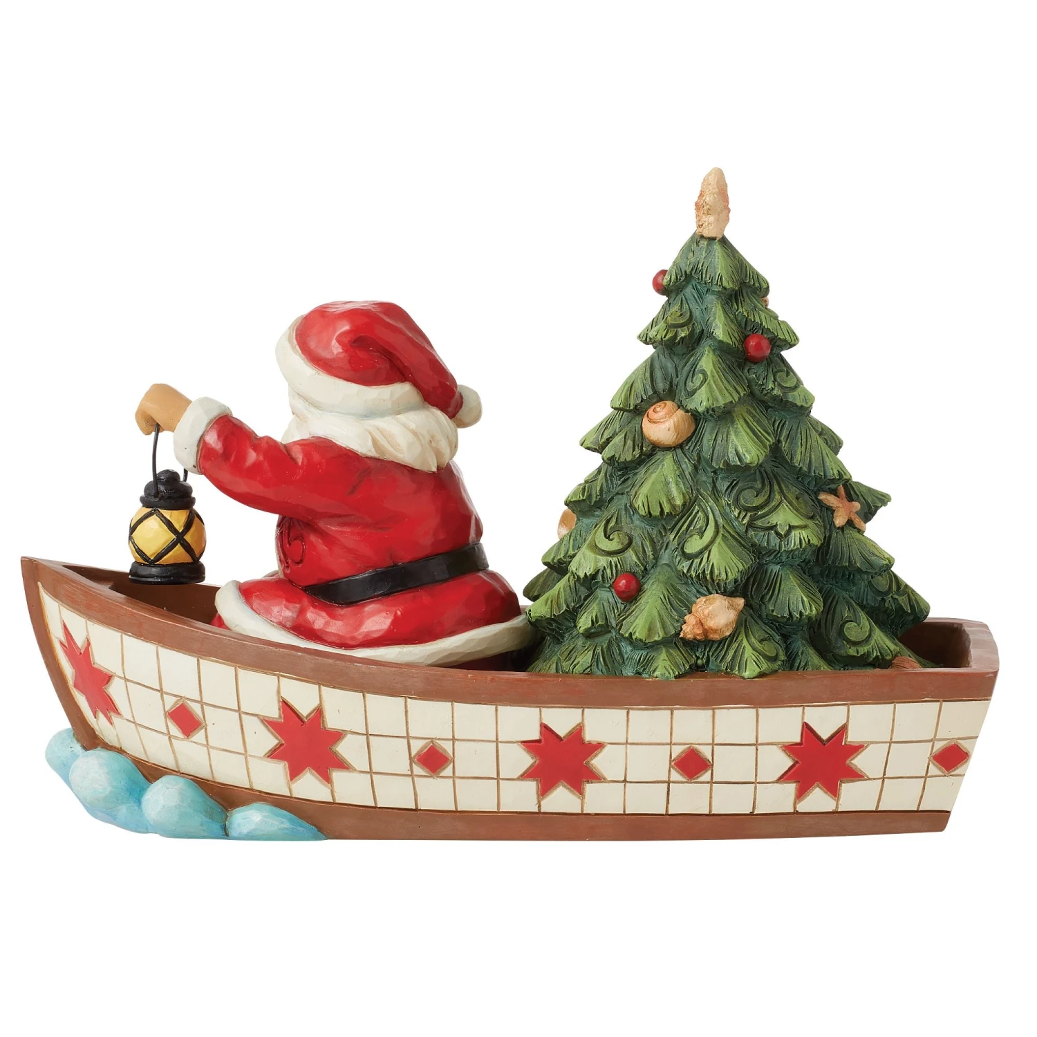 Enesco Gift Santa In Boat With Tree Fig(Santa In Boat With Tree Fig) 2 Enesco Gift Santa In Boat With Tree Fig(Santa In Boat With Tree Fig) - Image 2