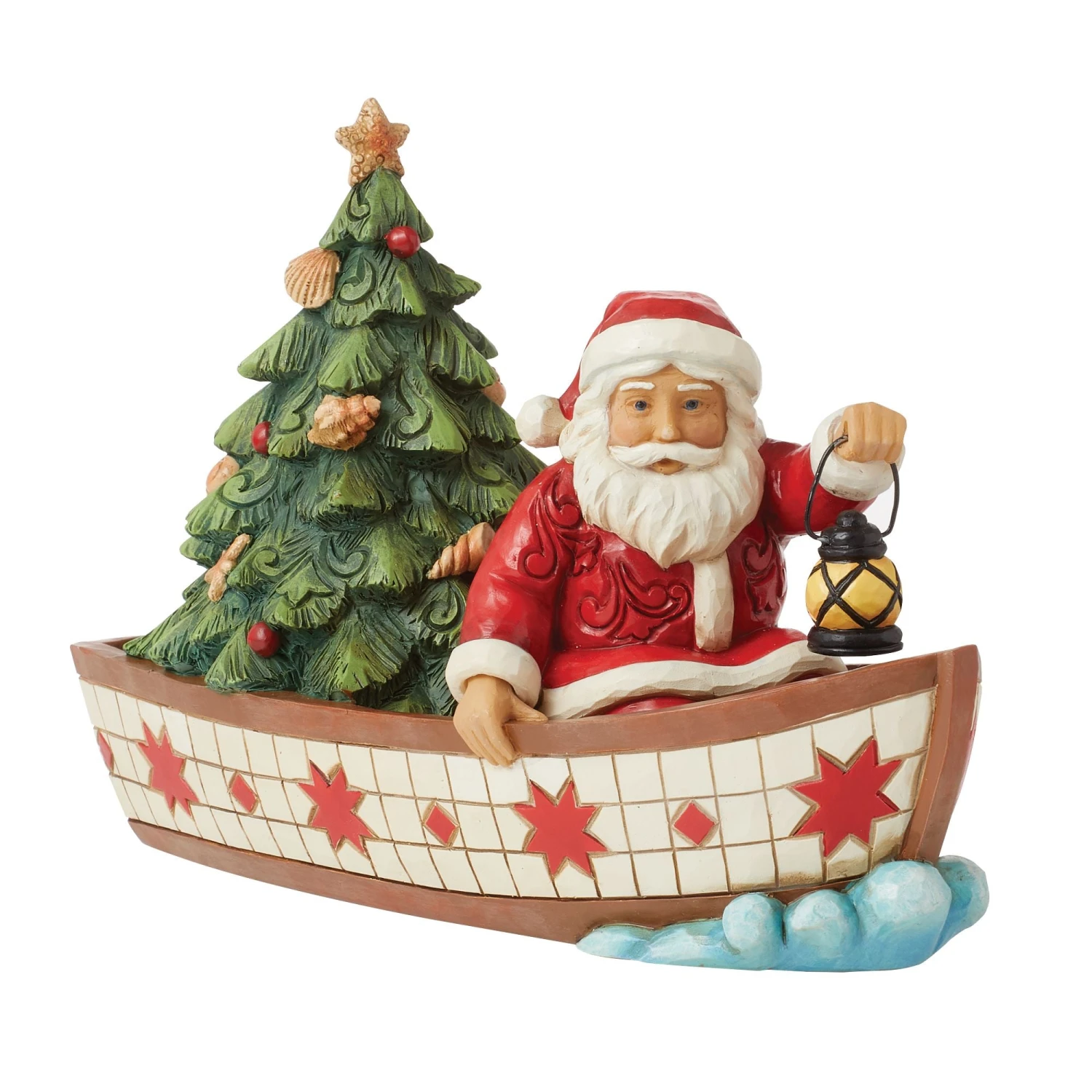 Enesco Gift Santa In Boat With Tree Fig(Santa In Boat With Tree Fig) 3 Enesco Gift Santa In Boat With Tree Fig(Santa In Boat With Tree Fig) - Image 3