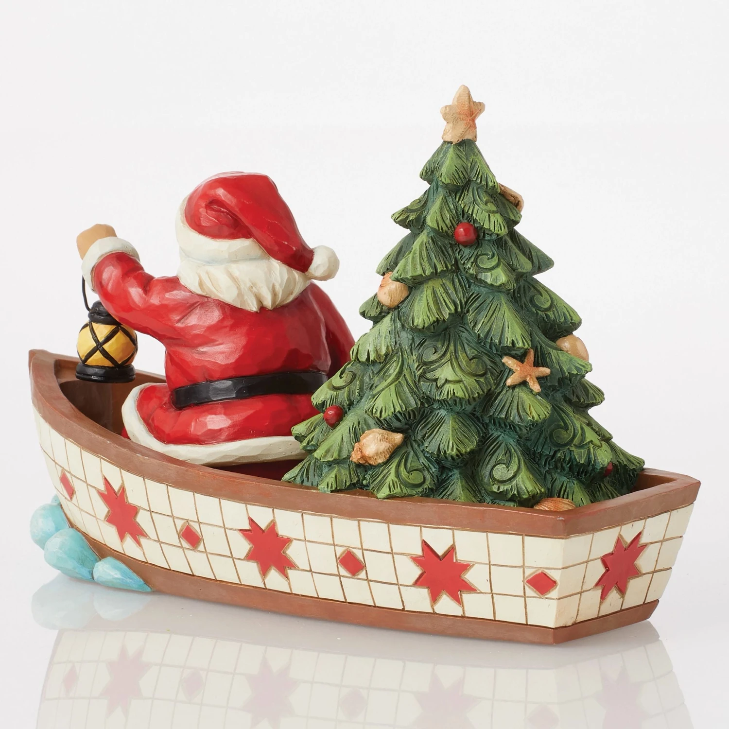 Enesco Gift Santa In Boat With Tree Fig(Santa In Boat With Tree Fig) 5 Enesco Gift Santa In Boat With Tree Fig(Santa In Boat With Tree Fig) - Image 5