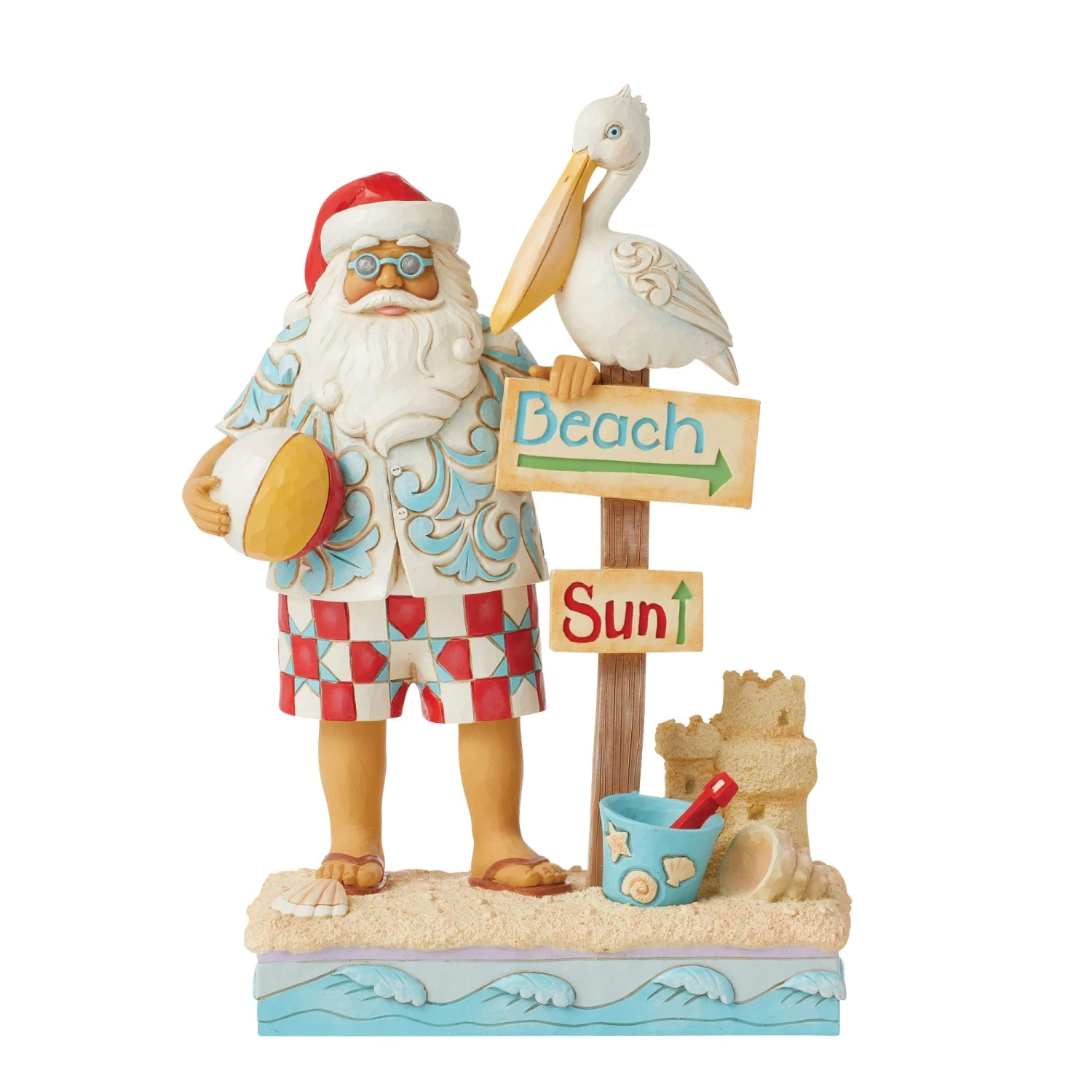 Enesco Gift Santa With Signs And Pelican(Santa With Signs And Pelican) 1 Enesco Gift Santa With Signs And Pelican(Santa With Signs And Pelican)