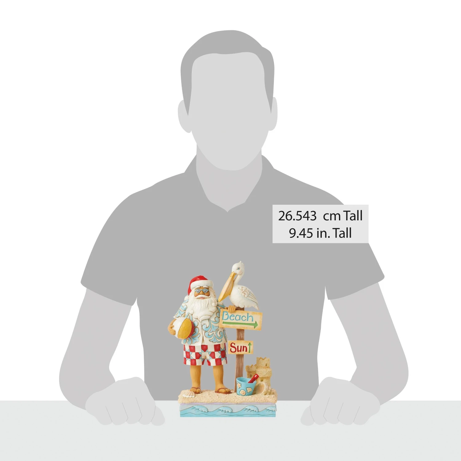 Enesco Gift Santa With Signs And Pelican(Santa With Signs And Pelican) 4 Enesco Gift Santa With Signs And Pelican(Santa With Signs And Pelican) - Image 4