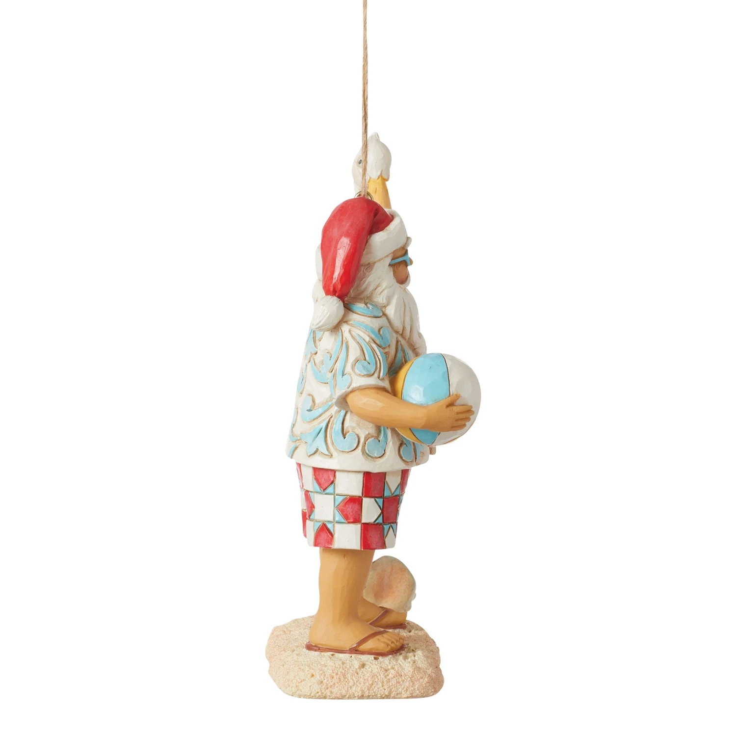 Enesco Gift Santa With Sign Ornament(Santa With Sign Ornament) 2 Enesco Gift Santa With Sign Ornament(Santa With Sign Ornament) - Image 2
