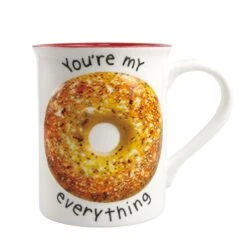 Enesco Gift Sculpted Bagel Everything Mug(Sculpted Bagel Everything Mug)