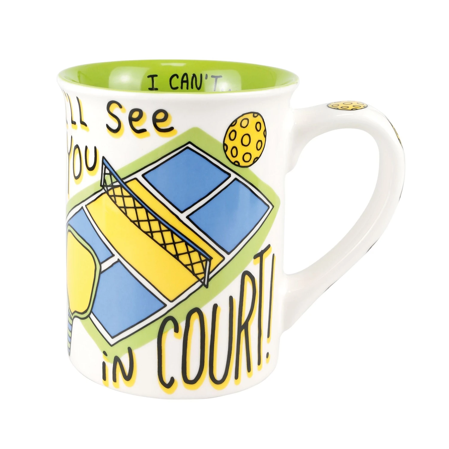 Enesco Gift Pickleball Court Mug(Pickleball Court Mug) 1 Enesco Gift Pickleball Court Mug(Pickleball Court Mug)