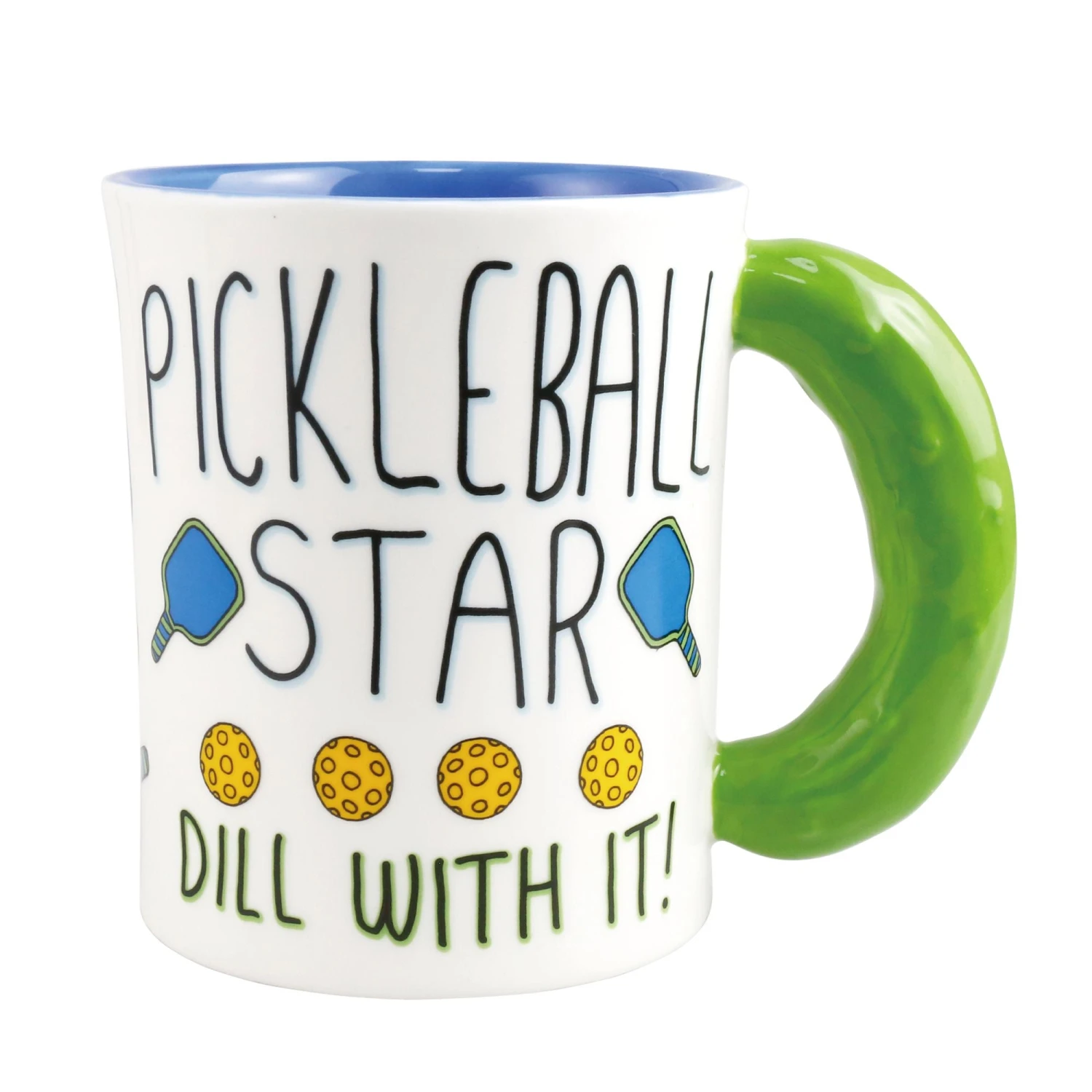 Enesco Gift Sculpted Pickleball Mug(Sculpted Pickleball Mug) 1 Enesco Gift Sculpted Pickleball Mug(Sculpted Pickleball Mug)