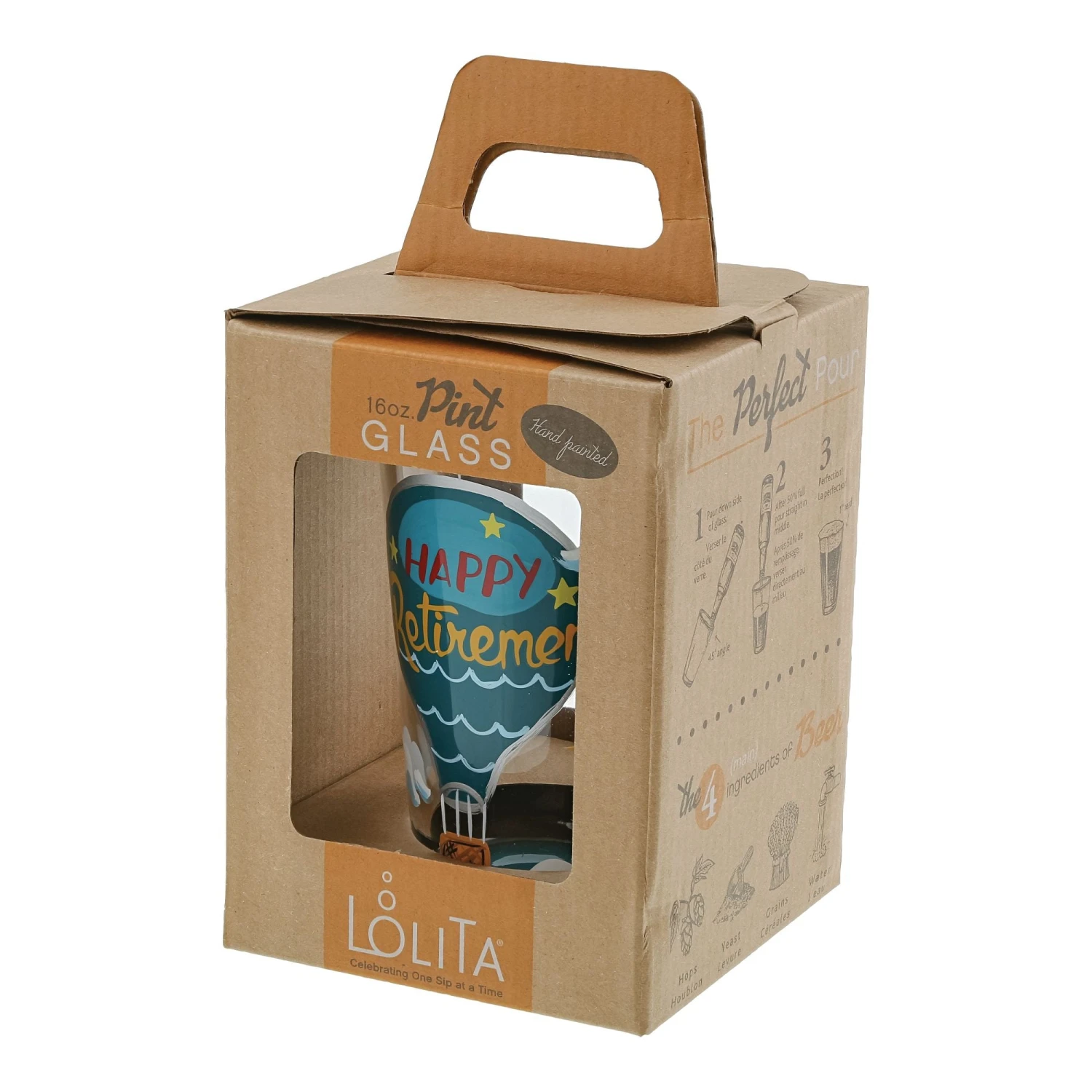 Enesco Gift Happy Retirement Pint Glass(Happy Retirement Pint Glass) 6 Enesco Gift Happy Retirement Pint Glass(Happy Retirement Pint Glass) - Image 6