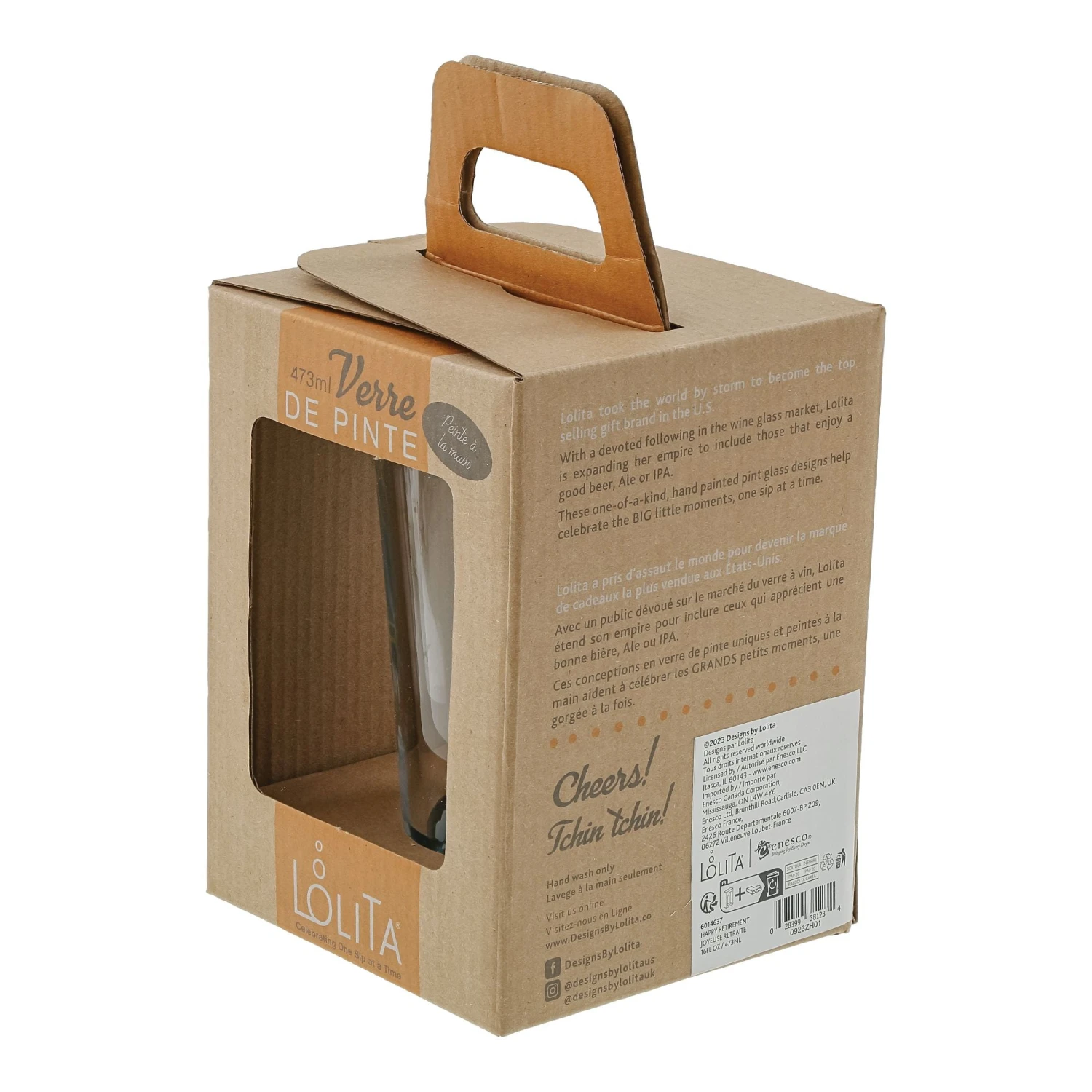 Enesco Gift Happy Retirement Pint Glass(Happy Retirement Pint Glass) 7 Enesco Gift Happy Retirement Pint Glass(Happy Retirement Pint Glass) - Image 7