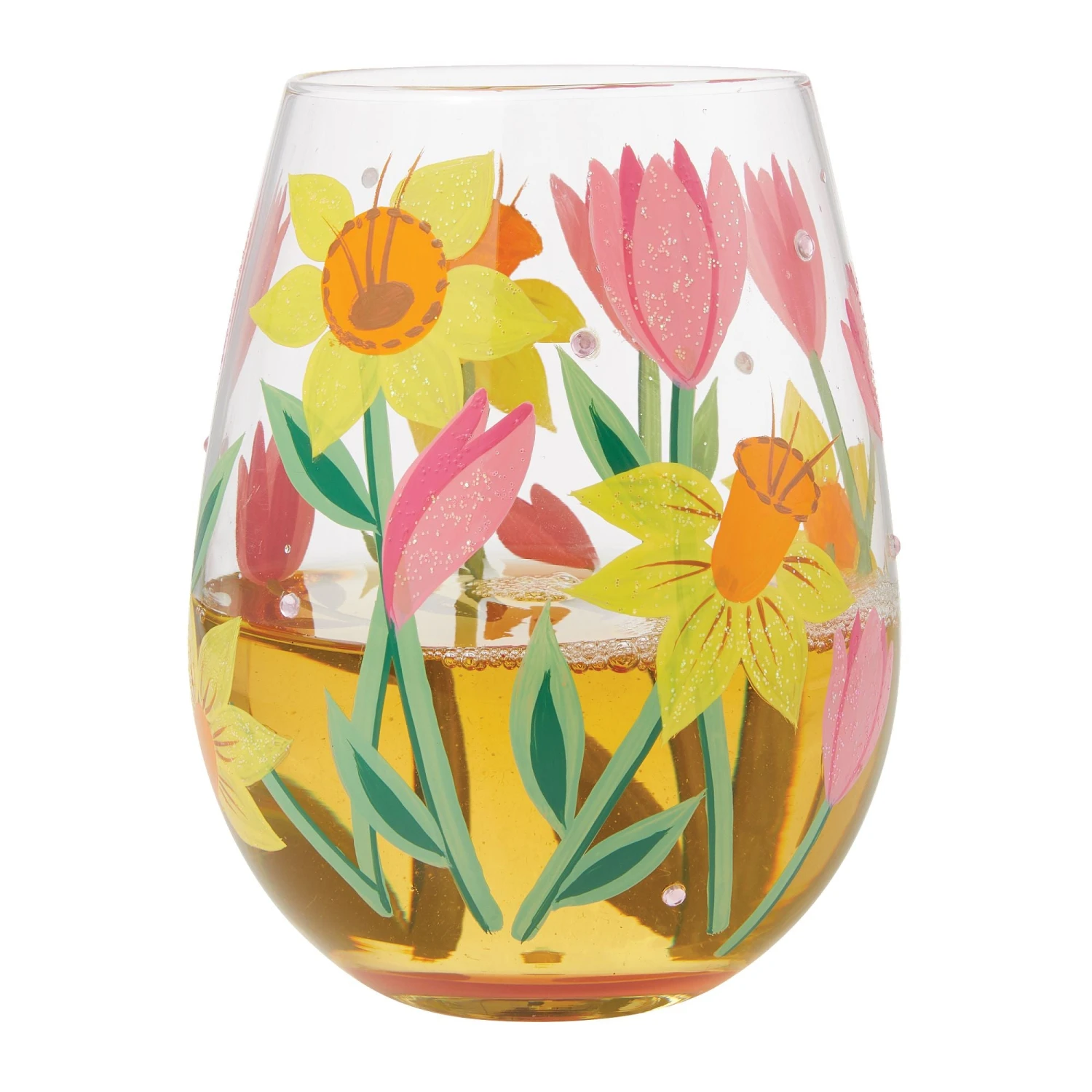 Enesco Gift Spring Bloom Stemless Wine(Spring Bloom Stemless Wine) 2 Enesco Gift Spring Bloom Stemless Wine(Spring Bloom Stemless Wine) - Image 2