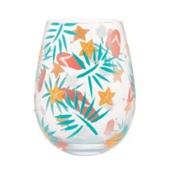 Enesco Gift Beachful Bliss Stemless Wine(Beachful Bliss Stemless Wine)