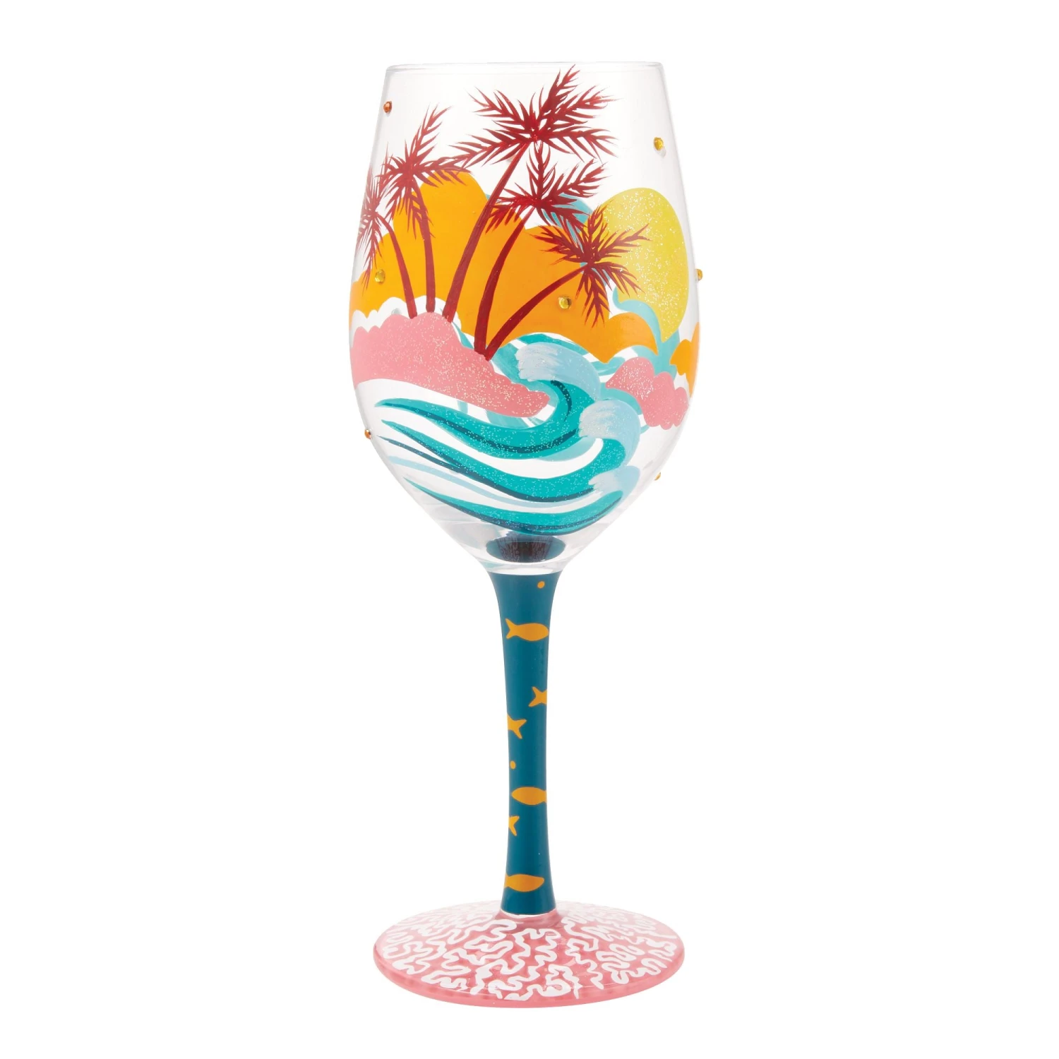 Enesco Gift Tropcial Getaway Wine Glass(Tropcial Getaway Wine Glass) 1 Enesco Gift Tropcial Getaway Wine Glass(Tropcial Getaway Wine Glass)