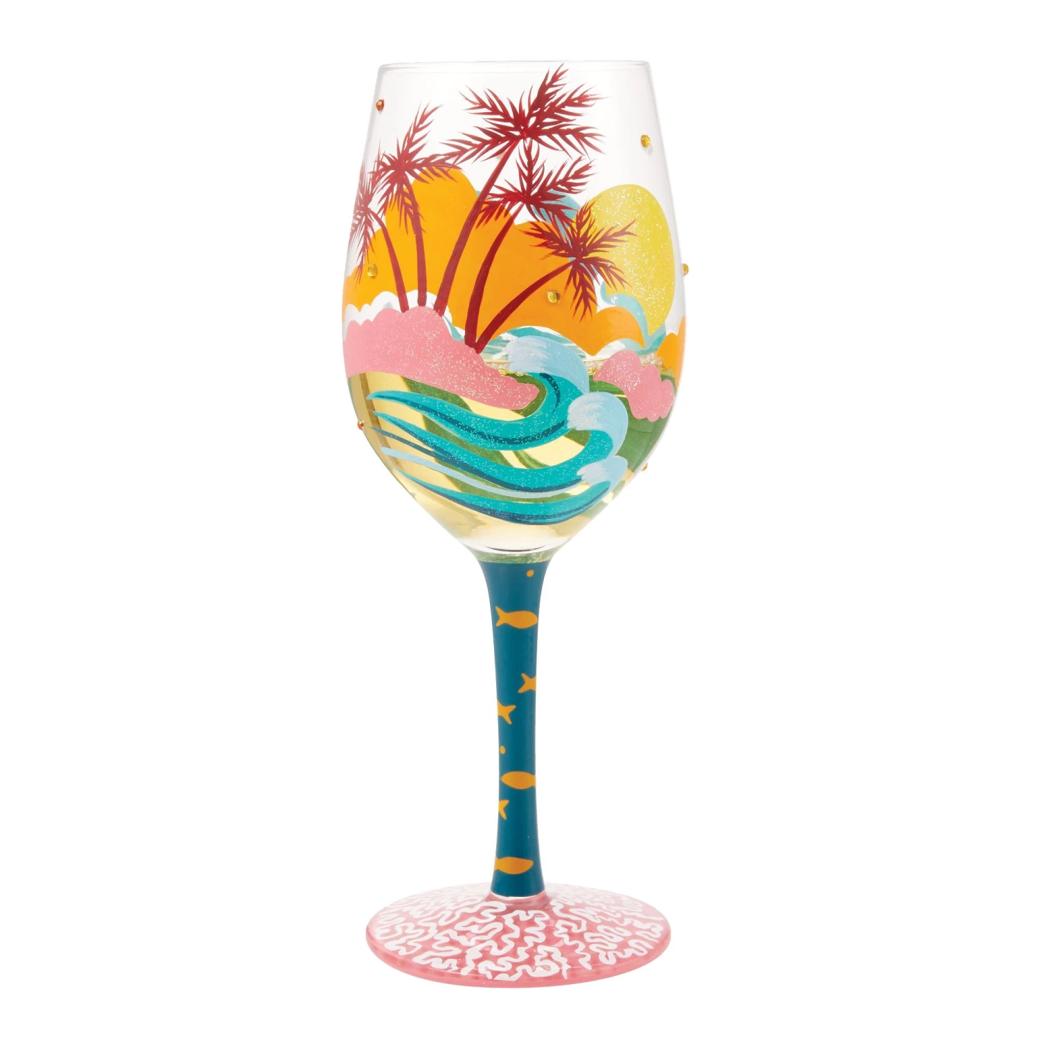 Enesco Gift Tropcial Getaway Wine Glass(Tropcial Getaway Wine Glass) 2 Enesco Gift Tropcial Getaway Wine Glass(Tropcial Getaway Wine Glass) - Image 2