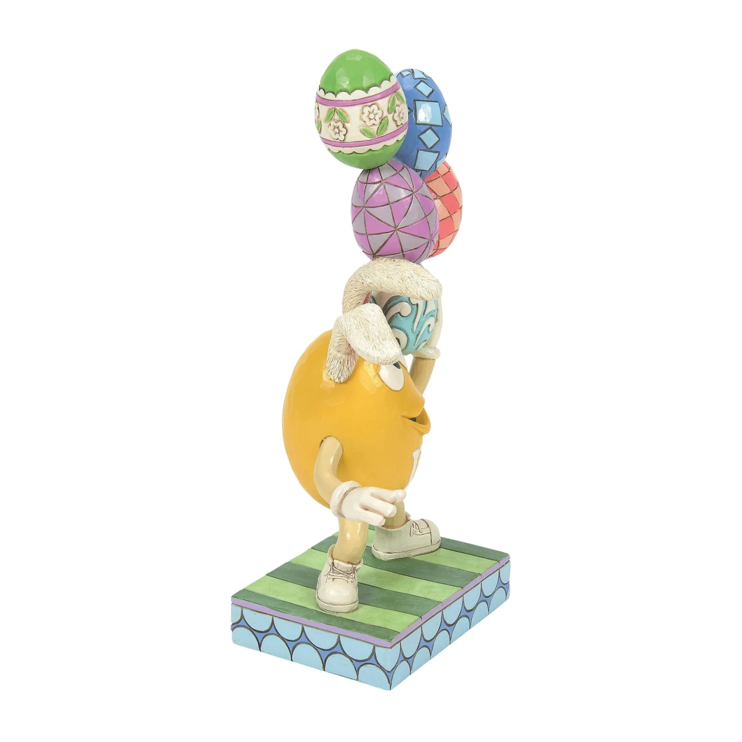 Enesco Gift M&M'S Yellow Character W/Eggs(Yellow M M With Stacked Eggs) 2 Enesco Gift M&M'S Yellow Character W/Eggs(Yellow M M With Stacked Eggs) - Image 2