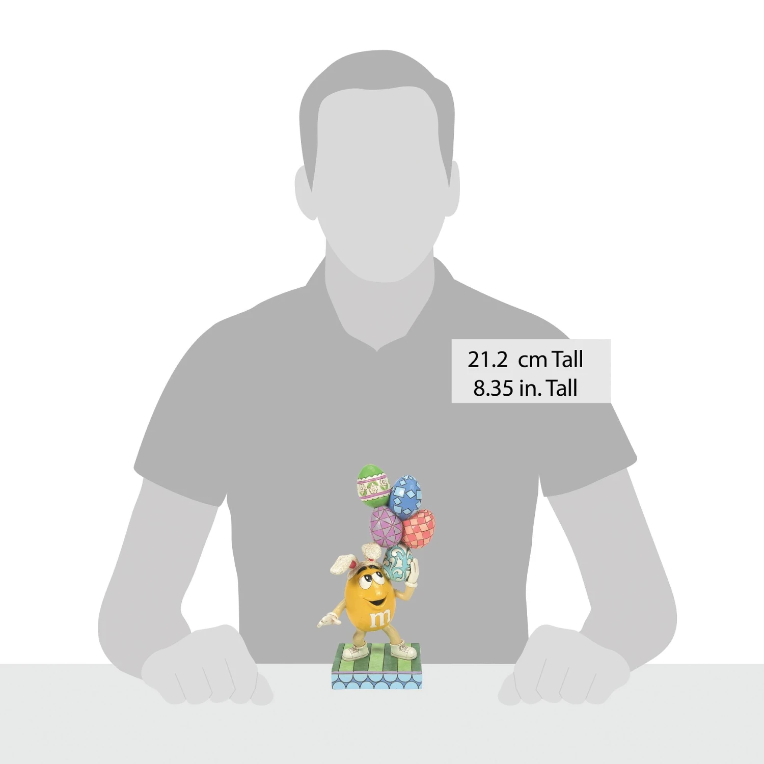 Enesco Gift M&M'S Yellow Character W/Eggs(Yellow M M With Stacked Eggs) 4 Enesco Gift M&M'S Yellow Character W/Eggs(Yellow M M With Stacked Eggs) - Image 4