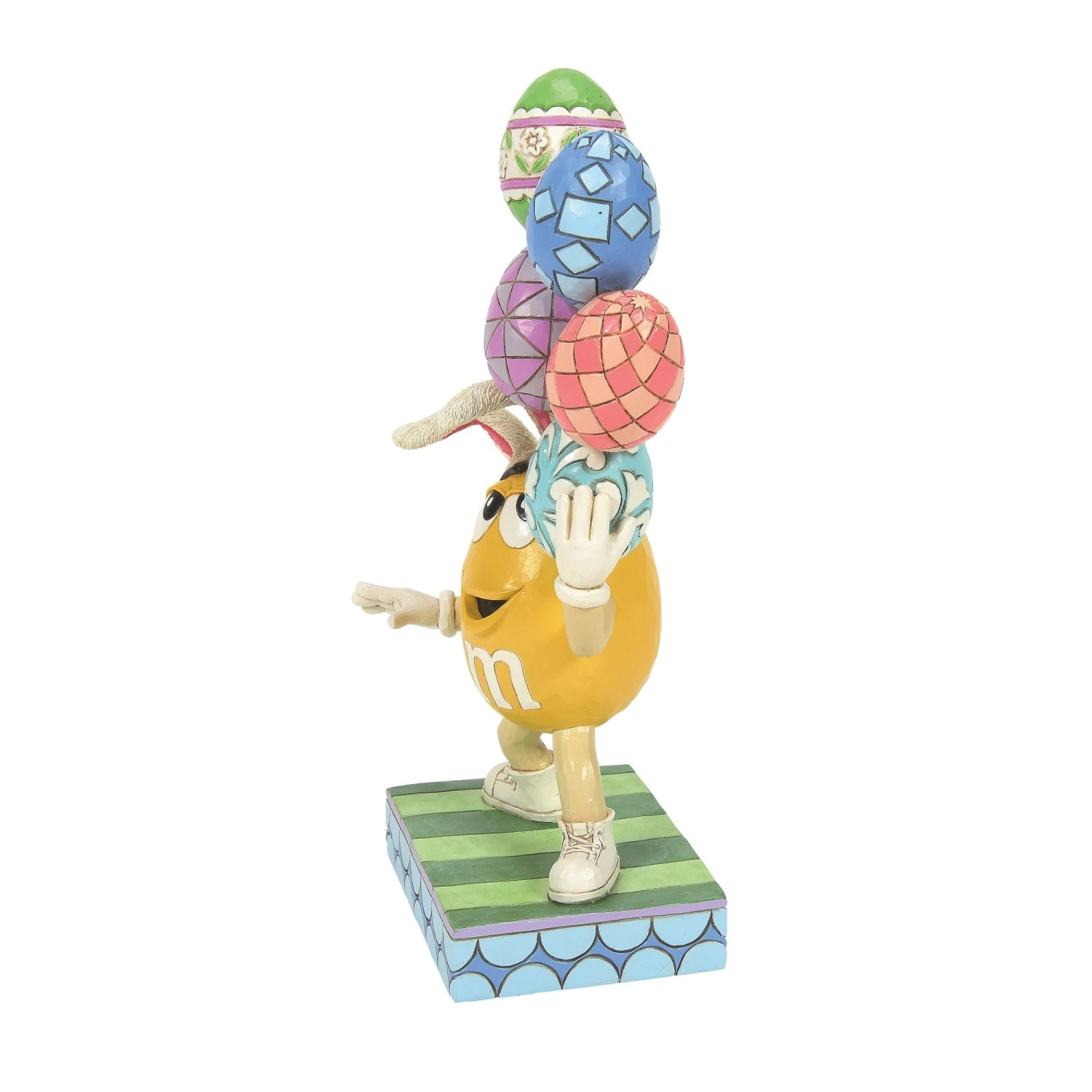 Enesco Gift M&M'S Yellow Character W/Eggs(Yellow M M With Stacked Eggs) 5 Enesco Gift M&M'S Yellow Character W/Eggs(Yellow M M With Stacked Eggs) - Image 5