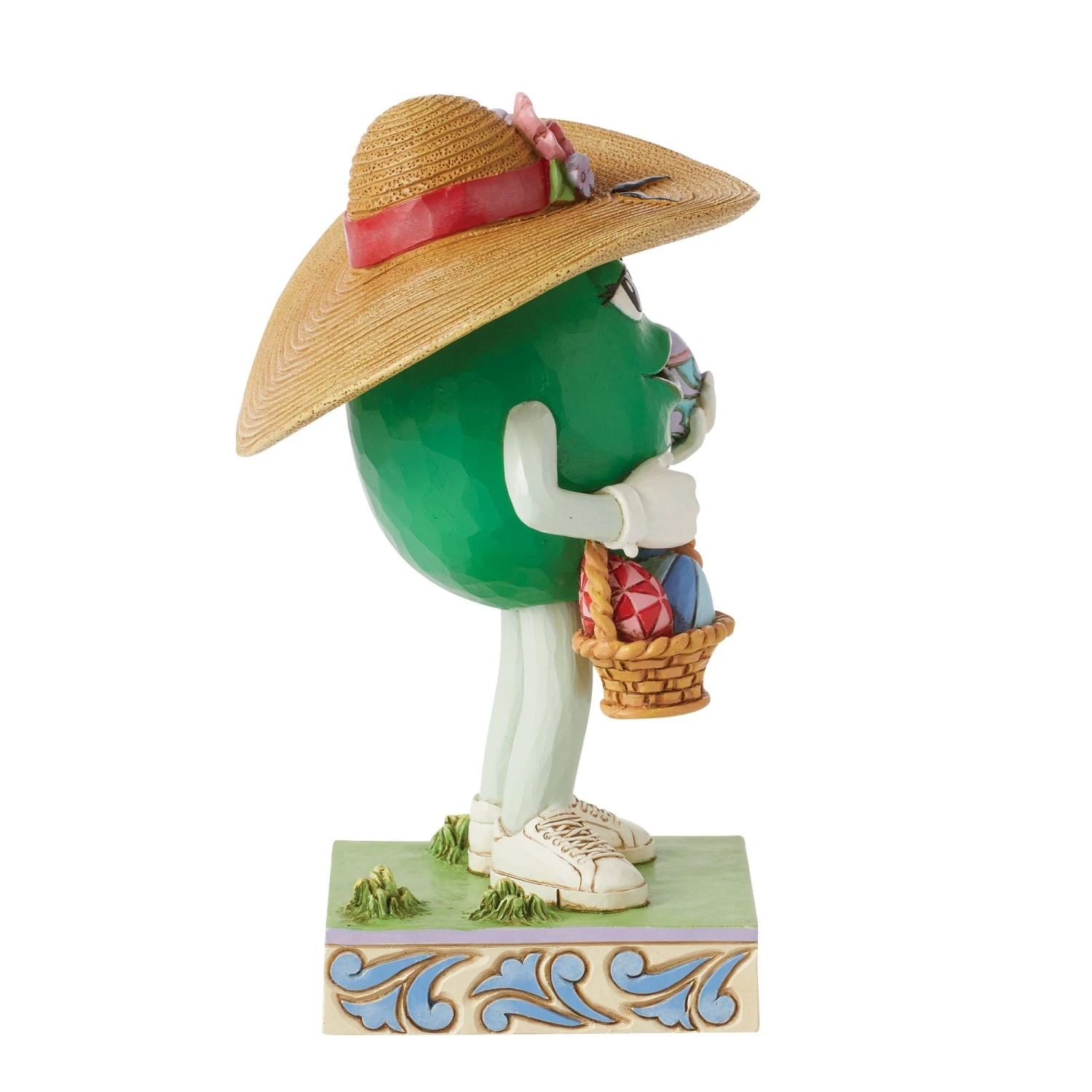 Enesco Gift M&M'S Green Character W/Basket(Green M M W Easter Hat Basket) 2 Enesco Gift M&M'S Green Character W/Basket(Green M M W Easter Hat Basket) - Image 2