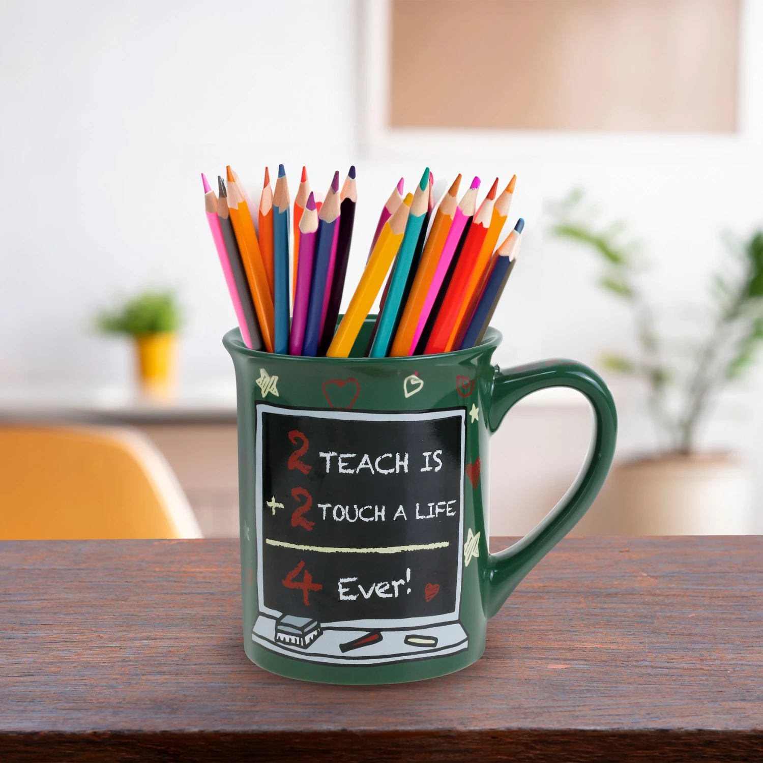 Enesco Gift 2 Teach 4 Ever Teacher Mug(2 Teach 4 Ever Teacher Mug) 2 Enesco Gift 2 Teach 4 Ever Teacher Mug(2 Teach 4 Ever Teacher Mug) - Image 2