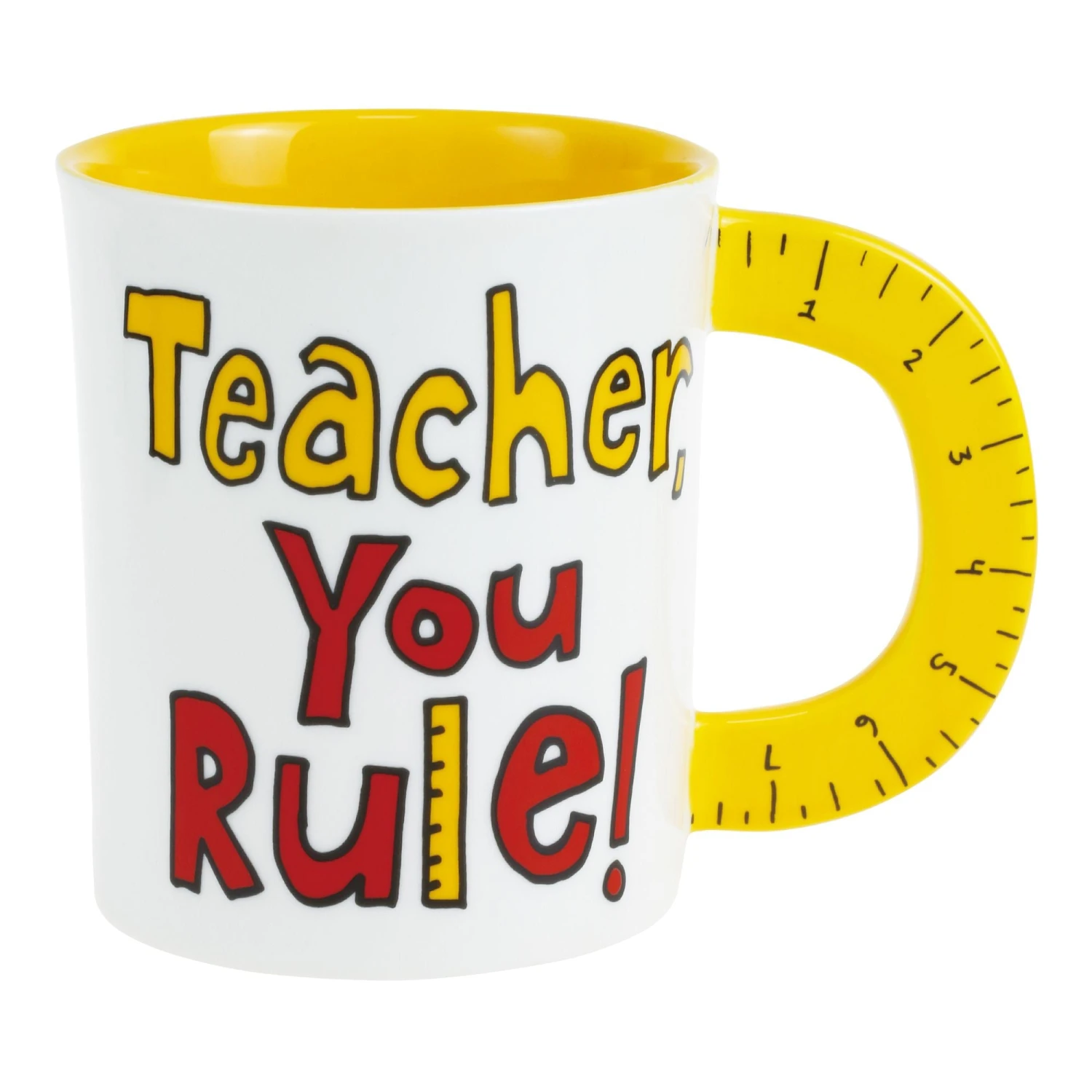 Enesco Gift Sculpted Ruler Teacher Mug(Sculpted Ruler Teacher Mug) 1 Enesco Gift Sculpted Ruler Teacher Mug(Sculpted Ruler Teacher Mug)