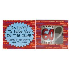 Enesco Gift 60th Birthday Club Mug Gift(60th Birthday Cllub Mug Gift)