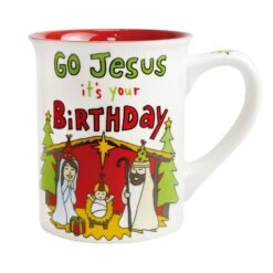 Enesco Gift Jesus Birthday Christmas Mug(Jesus Birthday Christmas Mug)