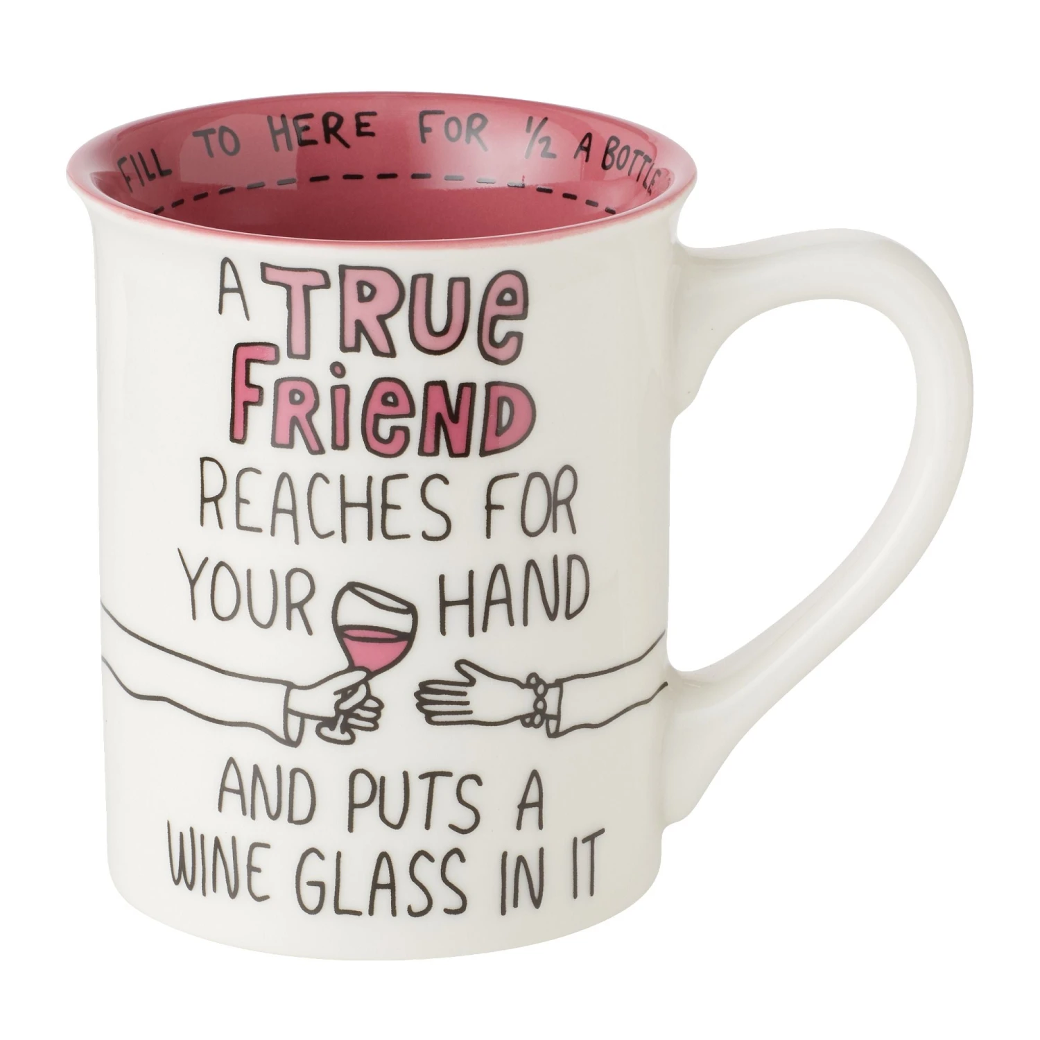 Enesco Gift True Friend WineMug(True Friend Wine Mug) 1 Enesco Gift True Friend WineMug(True Friend Wine Mug)