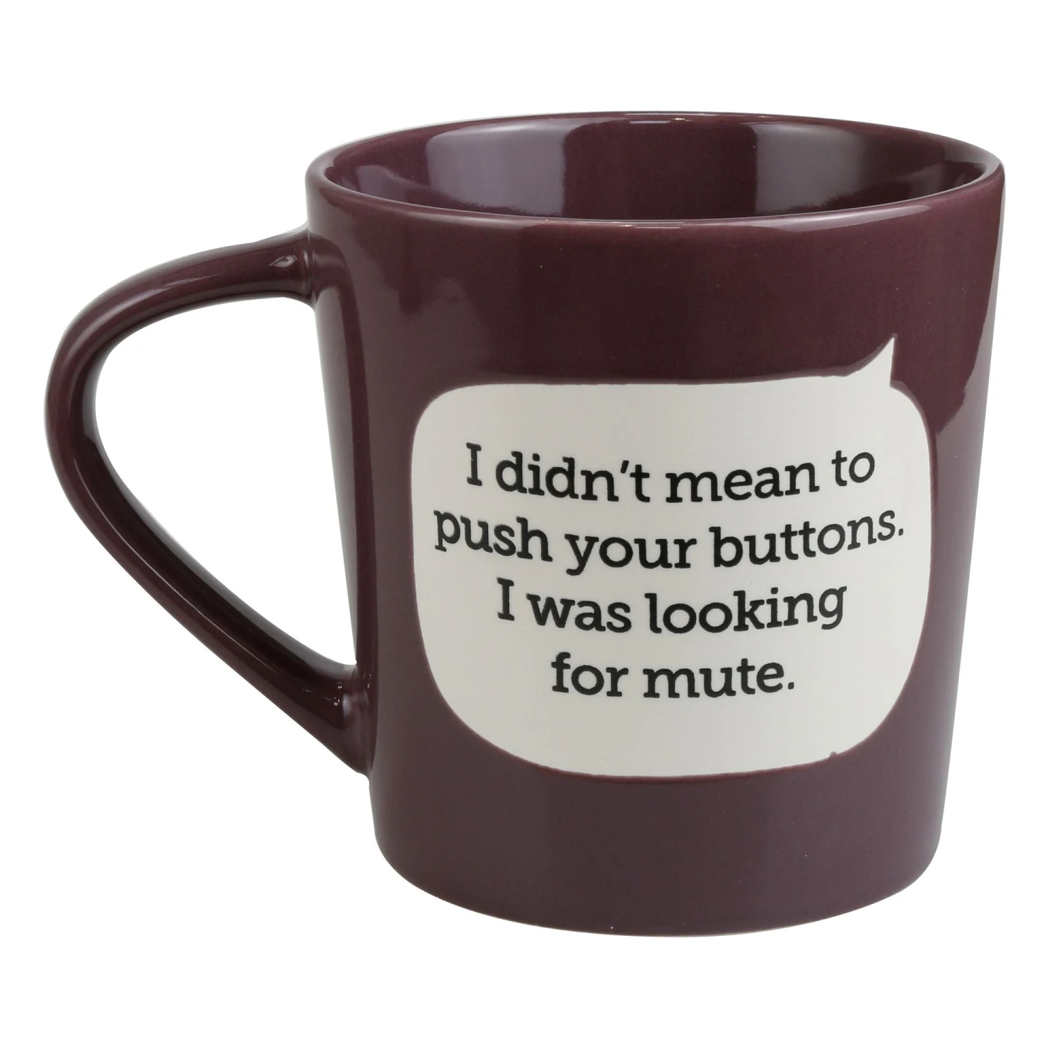 Enesco Gift Dirty Mud Mute Button Mug(Dirty Mud Mute Button Mug) 1 Enesco Gift Dirty Mud Mute Button Mug(Dirty Mud Mute Button Mug)