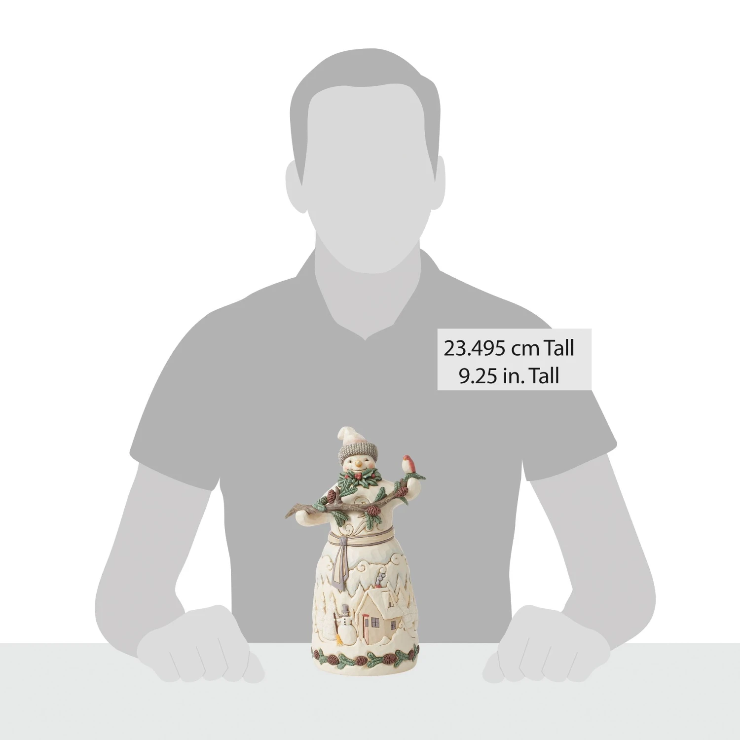 Enesco Gift Wdlnd Snowman With Pine Fig(Wdlnd Snowman With Pine Fig) 5 Enesco Gift Wdlnd Snowman With Pine Fig(Wdlnd Snowman With Pine Fig) - Image 5