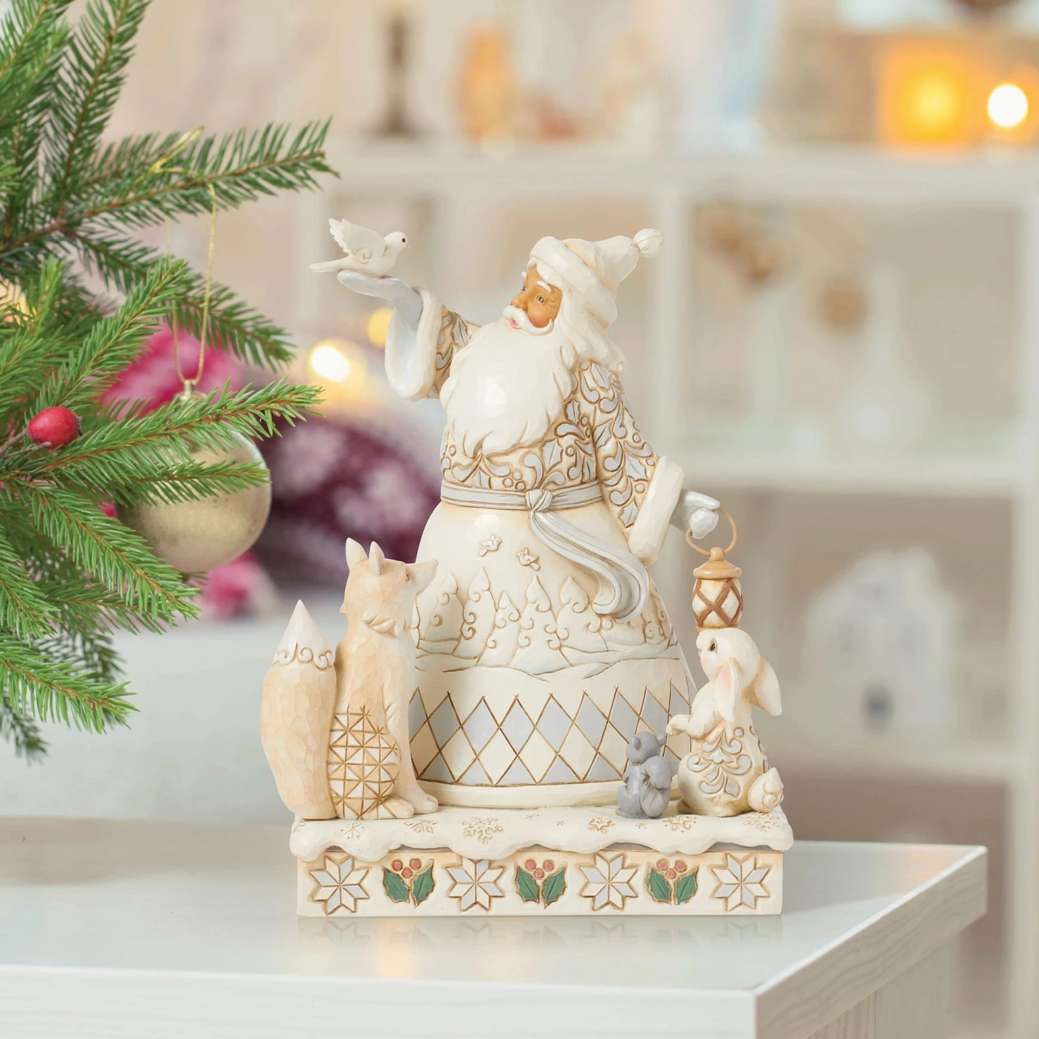 Enesco Gift Woodlnd Santa Holding Dove Fig(Woodlnd Santa Holding Dove Fig) 2 Enesco Gift Woodlnd Santa Holding Dove Fig(Woodlnd Santa Holding Dove Fig) - Image 2