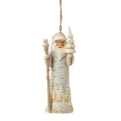 Enesco Gift Wdlnd Birch Bark Santa Orn(Wdlnd Birch Bark Santa Orn)