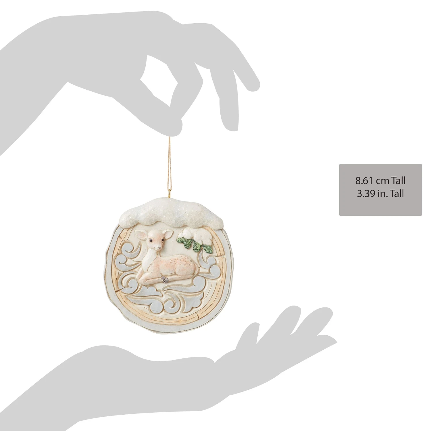 Enesco Gift Wdlnd Birch Bark Fawn Scene Or(Wdlnd Birch Bark Fawn Scene Or) 4 Enesco Gift Wdlnd Birch Bark Fawn Scene Or(Wdlnd Birch Bark Fawn Scene Or) - Image 4