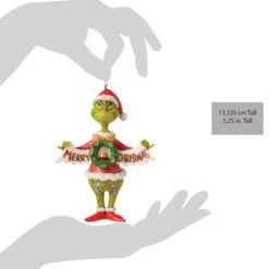 Enesco Gift Grinch Holding Banner(Grinch Holding Banner) 10 Enesco Gift Grinch Holding Banner(Grinch Holding Banner) -Enesco Gift 6015226 20