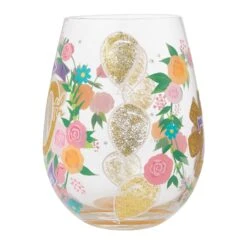 Enesco Gift Happy 70th Stemless Wine Glass(Happy 70th Stemless Wine Glass) -Enesco Gift 6015284 2