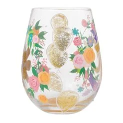 Enesco Gift Happy 70th Stemless Wine Glass(Happy 70th Stemless Wine Glass) -Enesco Gift 6015284 4