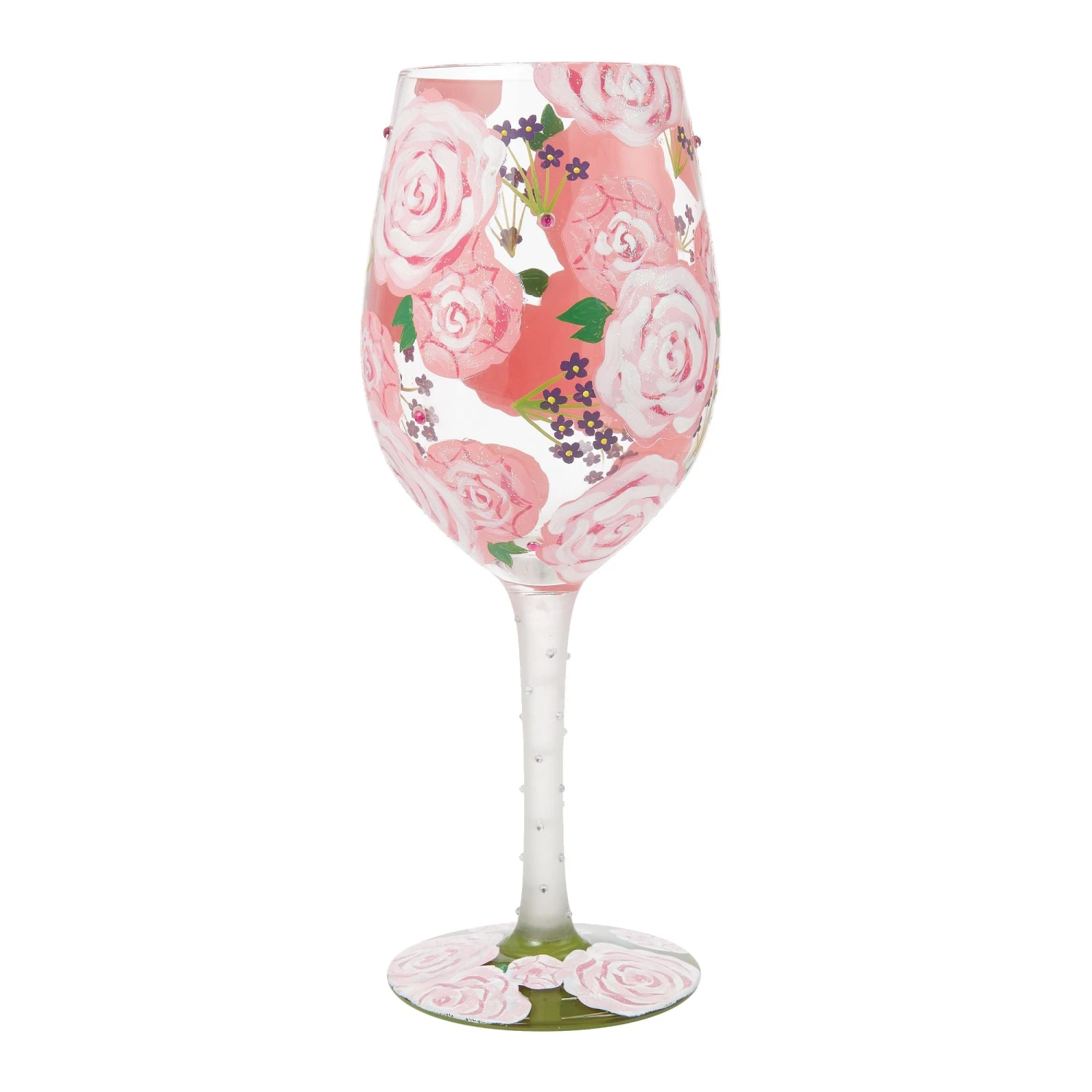 Enesco Gift Pretty As A Peony Wine Glass(Pretty As A Peony Wine Glass) 1 Enesco Gift Pretty As A Peony Wine Glass(Pretty As A Peony Wine Glass)