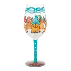 Enesco Gift Reindeer Games Wine Glass(Reindeer Games Wine Glass) 13 Enesco Gift Reindeer Games Wine Glass(Reindeer Games Wine Glass) -Enesco Gift 6015420 4