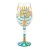 Enesco Gift Birthday Slice Wine Glass(Birthday Slice Wine Glass)