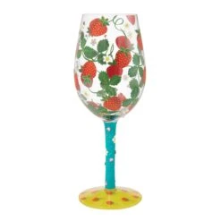 Enesco Gift Strawberry Patch Wine Glass(Strawberry Patch Wine Glass) 12 Enesco Gift Strawberry Patch Wine Glass(Strawberry Patch Wine Glass) -Enesco Gift 6015427 2