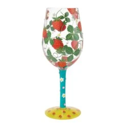 Enesco Gift Strawberry Patch Wine Glass(Strawberry Patch Wine Glass) 14 Enesco Gift Strawberry Patch Wine Glass(Strawberry Patch Wine Glass) -Enesco Gift 6015427 3