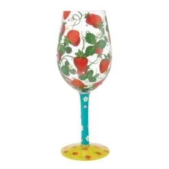 Enesco Gift Strawberry Patch Wine Glass(Strawberry Patch Wine Glass) 15 Enesco Gift Strawberry Patch Wine Glass(Strawberry Patch Wine Glass) -Enesco Gift 6015427 4