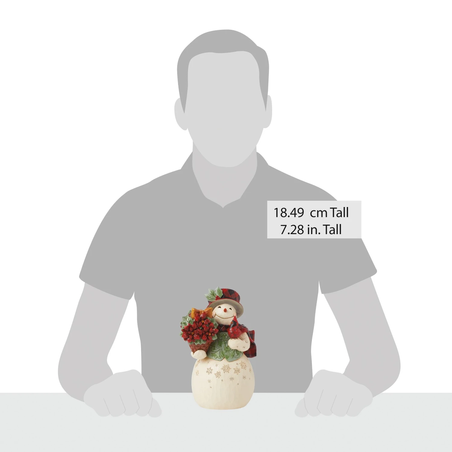 Enesco Gift Highland Glen Snowman Bskt Fig(Highland Glen Snowman Bskt Fig) 4 Enesco Gift Highland Glen Snowman Bskt Fig(Highland Glen Snowman Bskt Fig) - Image 4