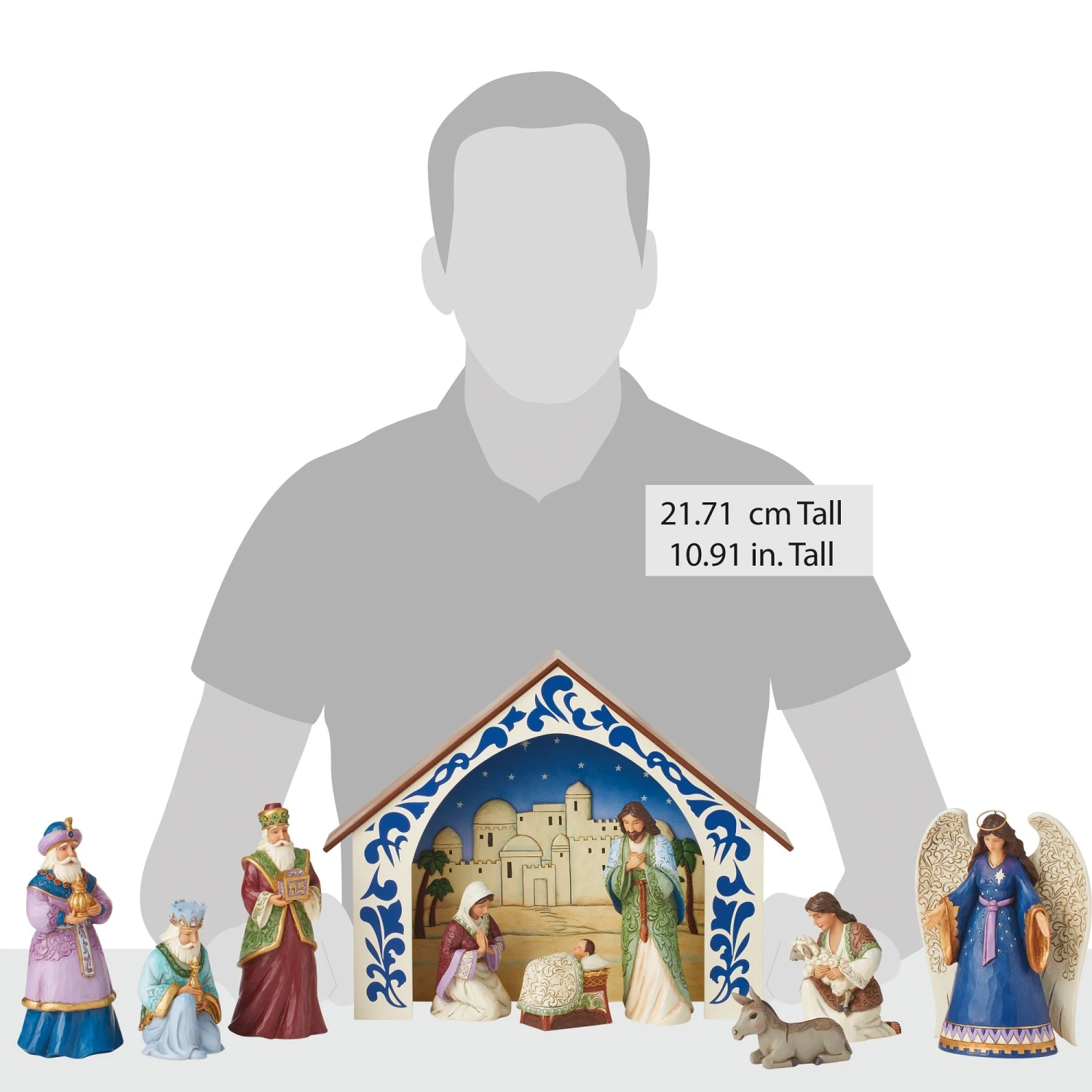 Enesco Gift 10 PC Nativity Set Figurines(10 Pc Nativity Set Figurines) 5 Enesco Gift 10 PC Nativity Set Figurines(10 Pc Nativity Set Figurines) - Image 5