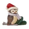 Enesco Gift Mini Owl With Santa Hat Fig(Mini Owl With Santa Hat Fig)