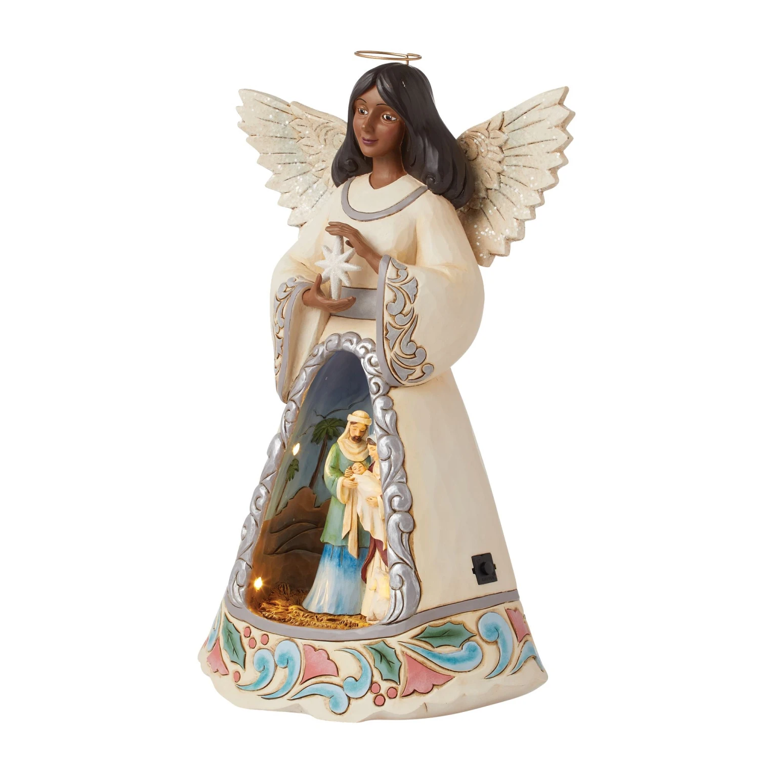 Enesco Gift LED Nativity Angel With Open S(Led Nativity Angel With Open S) 4 Enesco Gift LED Nativity Angel With Open S(Led Nativity Angel With Open S) - Image 4