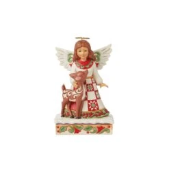Enesco Gift Angel With Deer Figurine(Angel With Deer Figurine)
