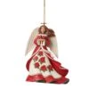 Enesco Gift Red Angel With Cardinals Orn(Angel With Cardinals Orn)