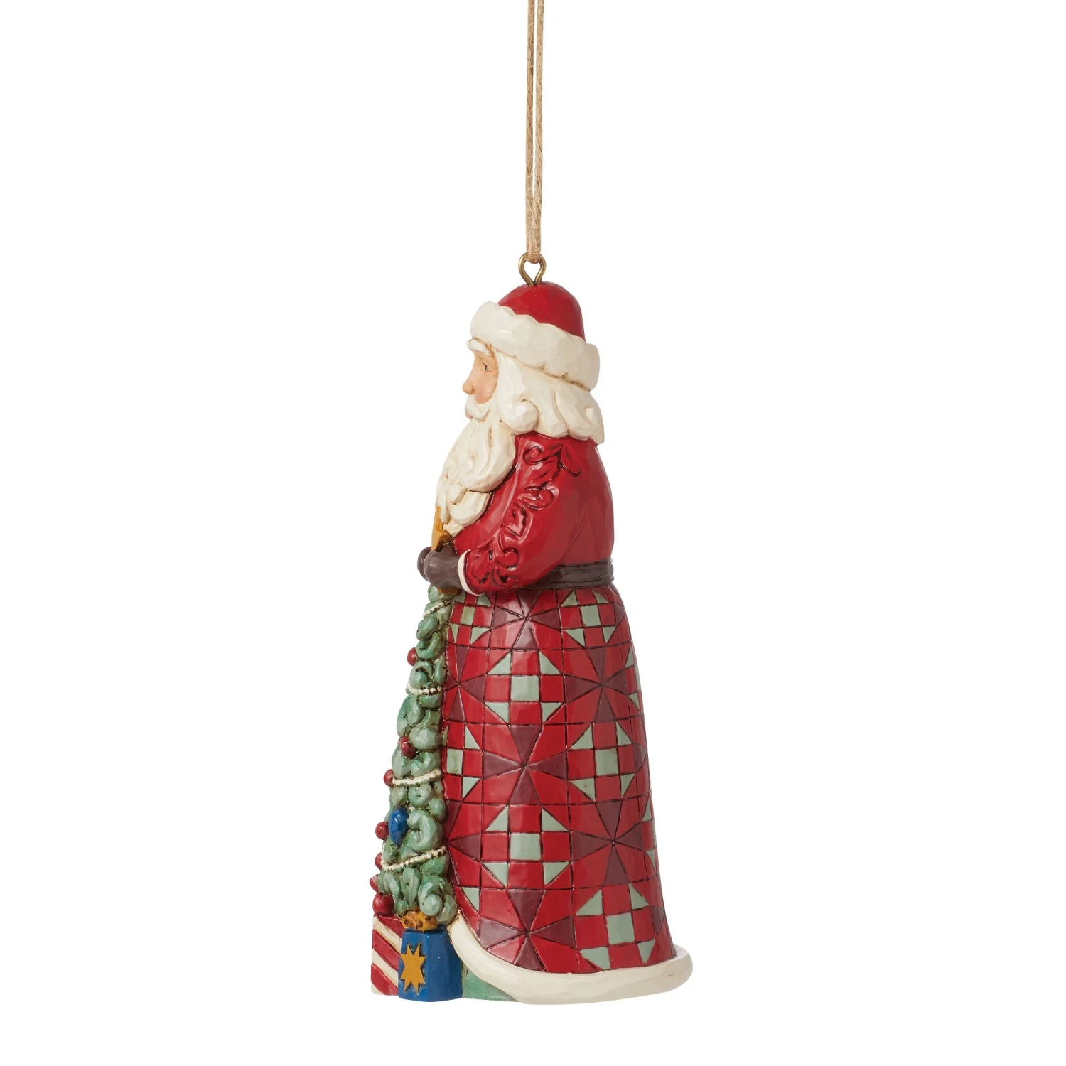 Enesco Gift Santa With Tree In Skirt Orn(Santa With Tree In Skirt Orn) 2 Enesco Gift Santa With Tree In Skirt Orn(Santa With Tree In Skirt Orn) - Image 2