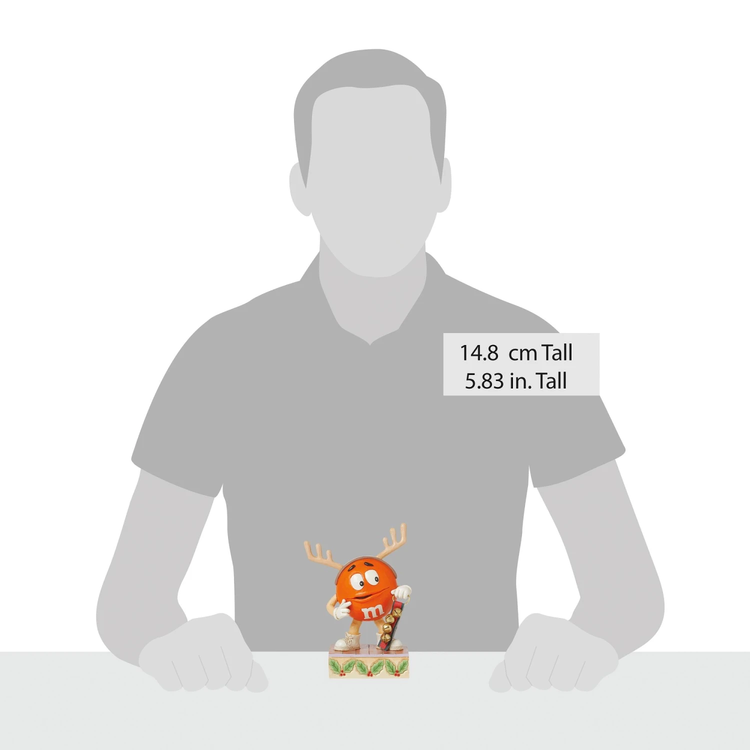 Enesco Gift M&M'S Orange Charact Reindeer(M Ms Orange Charact Reindeer) 4 Enesco Gift M&M'S Orange Charact Reindeer(M Ms Orange Charact Reindeer) - Image 4