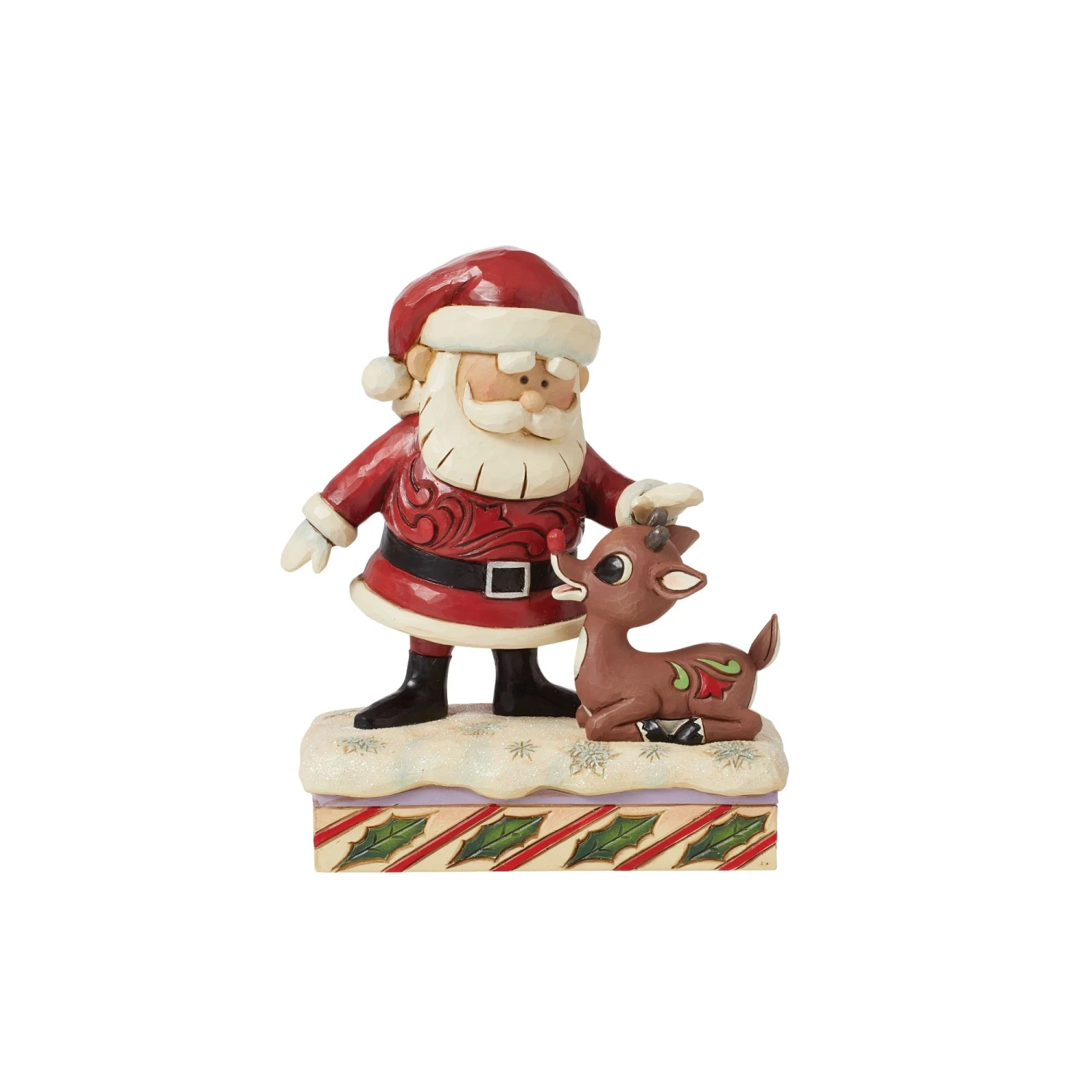 Enesco Gift Santa Petting Rudolph(Santa Petting Rudolph) 2 Enesco Gift Santa Petting Rudolph(Santa Petting Rudolph) - Image 2