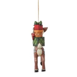 Enesco Gift Rudolph With Stacked Presents(Rudolph With Stacked Presents) -Enesco Gift 6015722 2