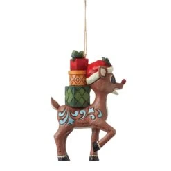 Enesco Gift Rudolph With Stacked Presents(Rudolph With Stacked Presents) -Enesco Gift 6015722 3