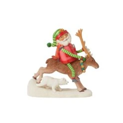 Enesco Gift Santa's Wild Ride Figurine(Santas Wild Ride Figurine)